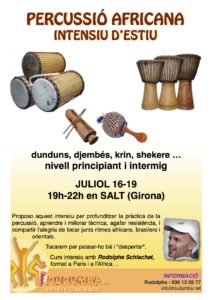 intensivo percusión julio 2018 Salt