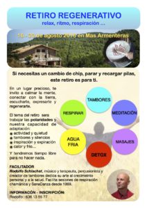 retiro regenerativo agosto 2018
