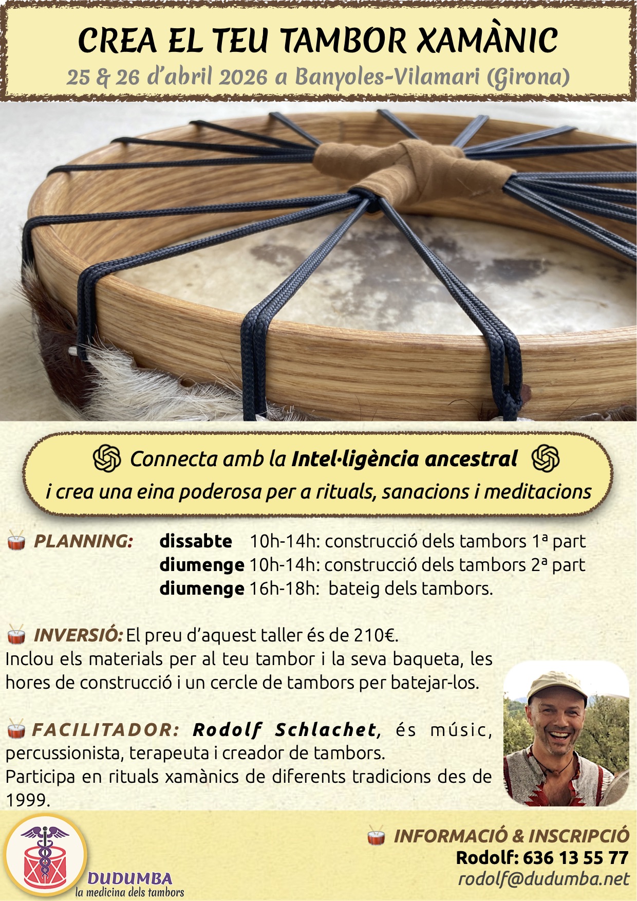 Fabricacion de tambores chamanicos