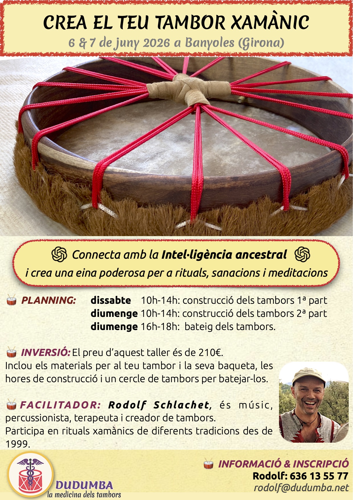 fabricació de tambors xamanics
